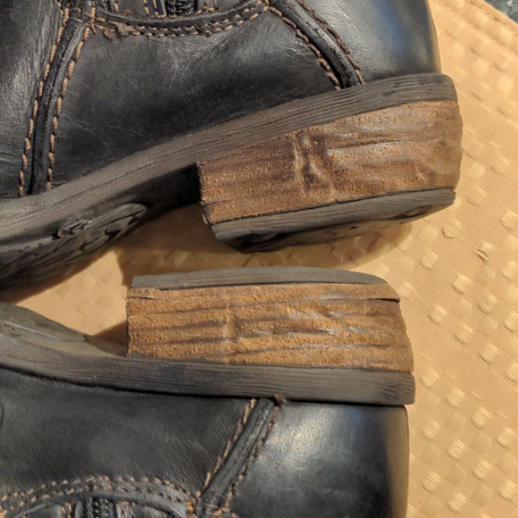 Bos & Co Size 37 leather boots, shearling upper, rubber sole made in Portugal - Picture 6 of 7